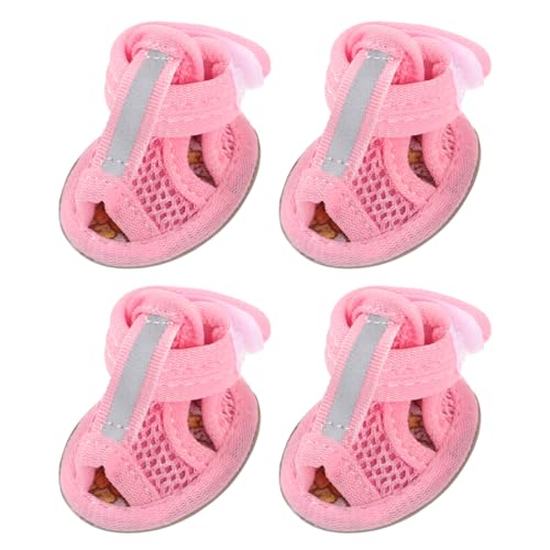 ERINGOGO Sommer Hundeschuhe Atmungsaktive Hundesandalen Rutsch Sneakers Für Haustiere Für Sommer Perfekter Pfotenschutz Für Aktive Hunde von ERINGOGO