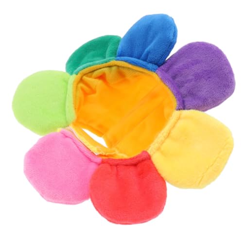 ERINGOGO Sonnenblumen haustierhut mit Weichem Blütenkopfband Verstellbarem Katzenkostüm für Kleine Hunde und Katzen Niedliches Party zubehör für Haustiere Komfortabel und Spielerisch von ERINGOGO