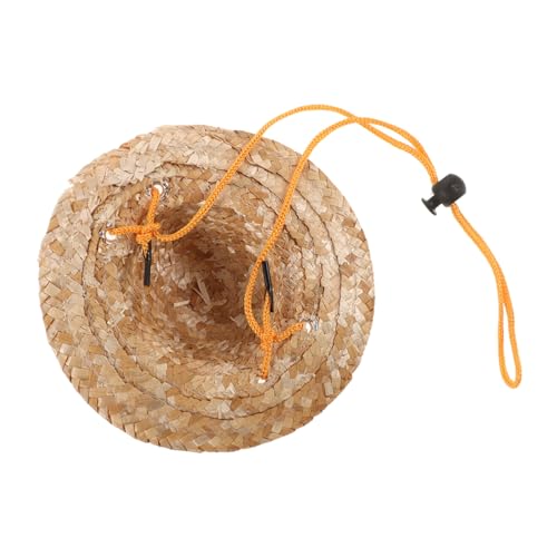 ERINGOGO Sonnenhut für Haustiere Welpe Visiere für kleine Hunde Katze Sommer Hund Bucket Hat Haube für Hunde tierkostüme hundefressnäpfe Hundeschaufelhüte Haustier Hund Sombrero-Hut Khaki von ERINGOGO