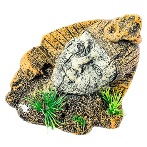 ERINGOGO -Statue -Ornamente Fischtankdekor Aquarium Höhle Dekorationen garnelenschutz Aquarium Aquariumhöhle Fischversteck zum Verstecken von Aquarien Aquariumzubehör Harz von ERINGOGO