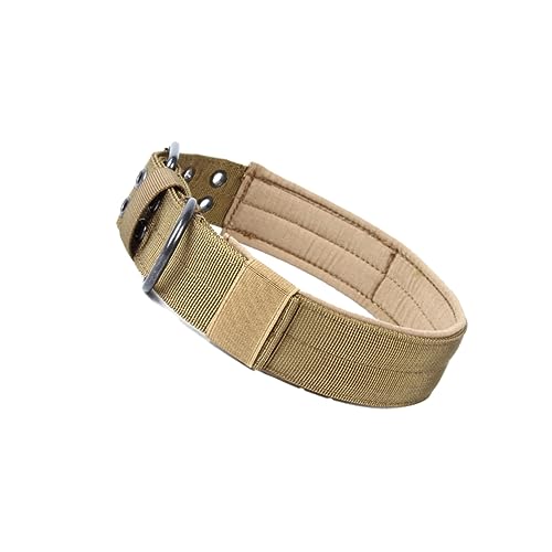 ERINGOGO Taktisches Nylon Hundehalsband XL Verstellbares Halsband für Kleine und Mittelgroße mit Metallschnalle für Outdoor von ERINGOGO