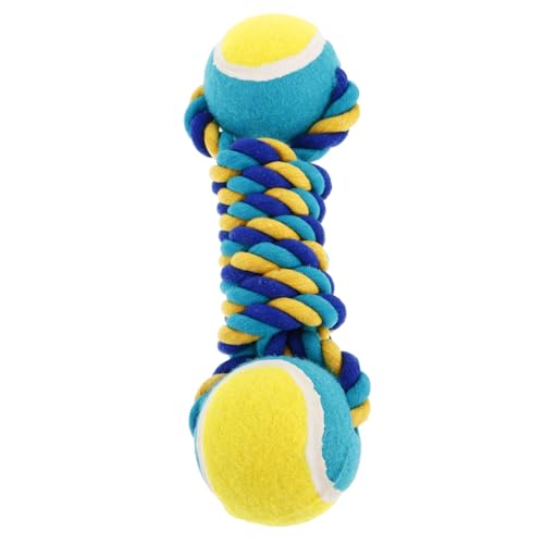 ERINGOGO Seilspielzeug Für Hunde Mit Ball Robustes Kauspielzeug Für Große Hunde Jagdspielzeug Für Interaktives Spielen Und Training Geeignet Für Apportieren Tauziehen Und Alleinkauen von ERINGOGO