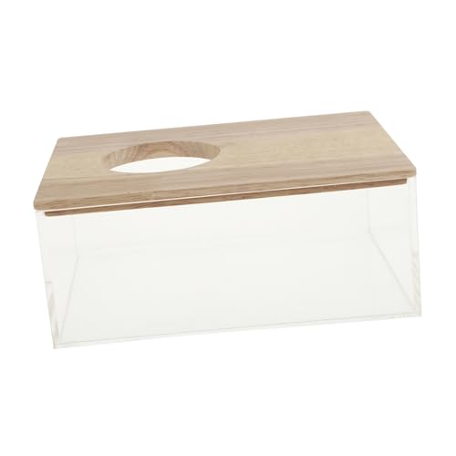 ERINGOGO Transparente Chinchilla Badewanne Für Hamster Sandbadkiste Für Kleine Rechteckige Badewanne Für Meerschweinchen Und Rennmäuse Als Käfigzubehör von ERINGOGO