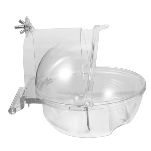 ERINGOGO Transparente Große Papageien Badewanne Vogelkäfig Badebox Installieren Multifunktional für Wellensittiche und Kleine Ziervögel zur Stressfreien Fellpflege ERINGOGO Transparente Große Papageien Badewanne Vogelkäfig Badebox Installieren Multifunktional für Wellensittiche und Kleine Ziervögel zur Stressfreien Fellpflege von ERINGOGO