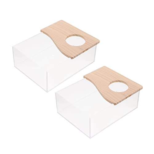 ERINGOGO Transparente Hamsterbadewanne Für Chinchilla Und Hamsterzubehör Resistent Gegen Sand Für Tierpflege ERINGOGO Transparente Hamsterbadewanne Für Chinchilla Und Hamsterzubehör Resistent Gegen Sand Für Tierpflege von ERINGOGO
