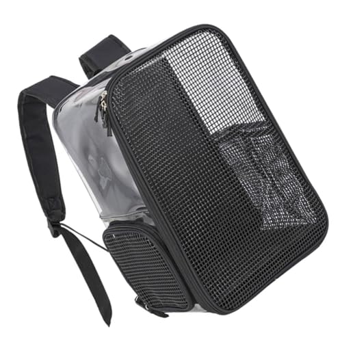 ERINGOGO Transparente Katzentragetasche Faltbarer Rucksack für Haustiere Atmungsaktives Design Tragbarer Rucksack für Katzen für Reisen und Ausflüge ERINGOGO Transparente Katzentragetasche Faltbarer Rucksack für Haustiere Atmungsaktives Design Tragbarer Rucksack für Katzen für Reisen und Ausflüge von ERINGOGO