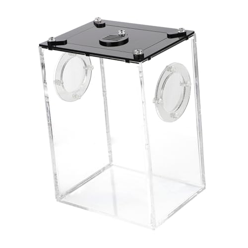 ERINGOGO Transparente Reptilienbox aus mit Belüftung Langlebige Zuchtbox für Eidechsen Spinnen Geckos und Reptilien Stabiles Terrarium für Artgerechte Haltung und Pflege ERINGOGO Transparente Reptilienbox aus mit Belüftung Langlebige Zuchtbox für Eidechsen Spinnen Geckos und Reptilien Stabiles Terrarium für Artgerechte Haltung und Pflege von ERINGOGO
