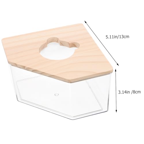 ERINGOGO Transparenter Hamster Sandbad aus mit Multifunktionalem Design Bruchsicherer Sandbad und Toilettenbehälter für Kleine Nager Langlebig und für Hamster Rennmäuse und Chinchillas ERINGOGO Transparenter Hamster Sandbad aus mit Multifunktionalem Design Bruchsicherer Sandbad und Toilettenbehälter für Kleine Nager Langlebig und für Hamster Rennmäuse und Chinchillas von ERINGOGO