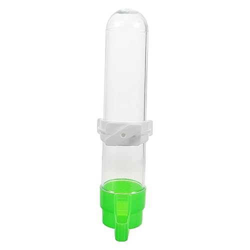 ERINGOGO Trinkbrunnen für Papageien Vogelkäfig Wasserspender Papageientrinker Vogelwasserfuttermittel Vogelkäfig mit Wasserspender Futterwasser für Vögel Plastik Light Green von ERINGOGO