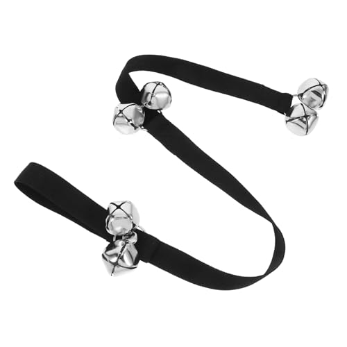 ERINGOGO Türklingel Für Hunde Futterspender Tor Haustier Hundeleinen Für Kleine Hunde Klingel Für Hund An Der Tür Leckerlis Für Hunde Hundeglocke Für Das Töpfchentraining Bellen Black Nylon von ERINGOGO
