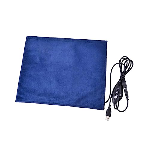 ERINGOGO USB Haustier Heizmatte Für Hunde Wasserdichtes Heizkissen Mit Konstanter Temperatur Blau Für Reptilien Und Andere Haustiere Sorgt Für Wohlige Wärme Und Komfort von ERINGOGO
