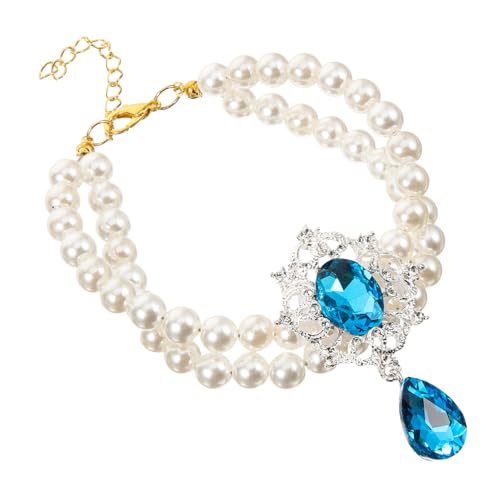 ERINGOGO Verstellbares Katzenhalsband mit Perlen Kleines Haustierhalsband Schmuck Dekoratives Accessoire für Katzen und Kleine Hunde Elegante Halskette Passend für Party und Alltag ERINGOGO Verstellbares Katzenhalsband mit Perlen Kleines Haustierhalsband Schmuck Dekoratives Accessoire für Katzen und Kleine Hunde Elegante Halskette Passend für Party und Alltag von ERINGOGO