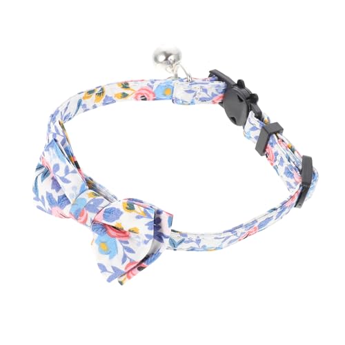 ERINGOGO Verstellbares Katzenhalsband mit Schleife Dekoratives Design für Kätzchen Bequem und Hautfreundlich Waschbar und Wiederverwendbar für Stylische Haustiere von ERINGOGO