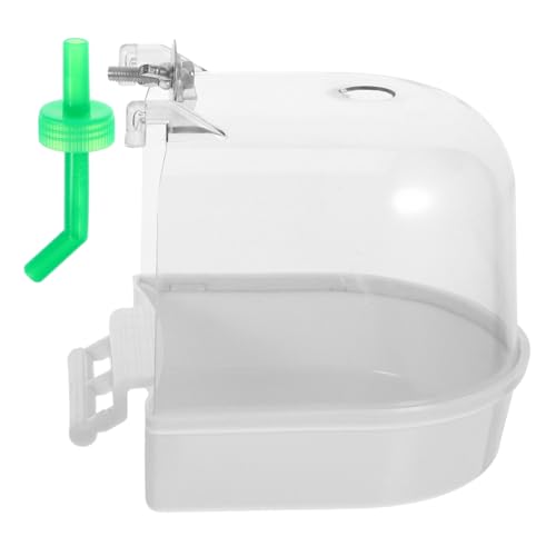 ERINGOGO Vogelbad Für Käfige Badebox Für Kleine Vögel Praktischer Parrot Shower Box Mit Haken Vielseitig Einsetzbare Badewanne Für Wellensittiche Langlebig Und Wiederverwendbar von ERINGOGO