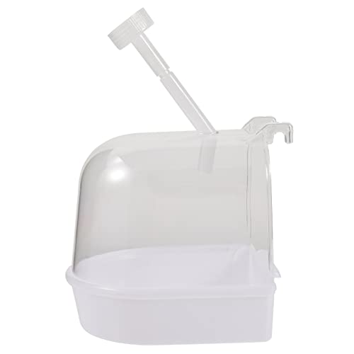 ERINGOGO Hängende Vogelbadewanne Für Kleine Vögel Multifunktionale Dusche Für Wellensittiche Und Kanarienvögel Plastikkäfigzubehör Wasserbad Gesundheit Und Pflege des Gefieders ERINGOGO Hängende Vogelbadewanne Für Kleine Vögel Multifunktionale Dusche Für Wellensittiche Und Kanarienvögel Plastikkäfigzubehör Wasserbad Gesundheit Und Pflege des Gefieders von ERINGOGO