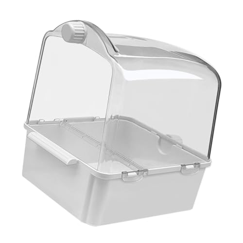 ERINGOGO Vogelbadewanne aus Umweltfreundlichem Kunststoff mit Praktischem Wasserspender Robust und Leicht für Wellensittiche und Papageien Vielseitig Nutzbar als Bade und Sandbad ERINGOGO Vogelbadewanne aus Umweltfreundlichem Kunststoff mit Praktischem Wasserspender Robust und Leicht für Wellensittiche und Papageien Vielseitig Nutzbar als Bade und Sandbad von ERINGOGO