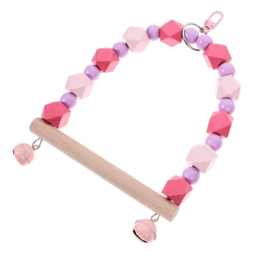 ERINGOGO Holzschaukel Für Vögel Parrot Perch Spielzeug Für Käfige Farbenfrohe Und Langlebige Hängeschaukel Für Papageien Und Sittiche Und ERINGOGO Holzschaukel Für Vögel Parrot Perch Spielzeug Für Käfige Farbenfrohe Und Langlebige Hängeschaukel Für Papageien Und Sittiche Und von ERINGOGO