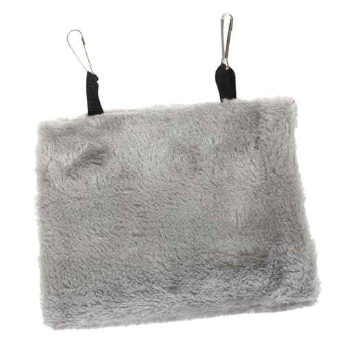ERINGOGO Warmer Dreieckiger Baumwoll Vogelschlafsack Hängematte für Papageien und Kleintiere Kuscheliges Nest mit Schnallenbefestigung Komfortables Vogelbett für Käfige und Winterruhe von ERINGOGO