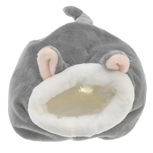 ERINGOGO Warmer Hamster Kuschelnest mit Plüschfutter Kleintierbett für Igel und Hamster Waschbarer Schlafsack für Haustiere Gemütliches Nest für Sofa Auto und Reisen von ERINGOGO