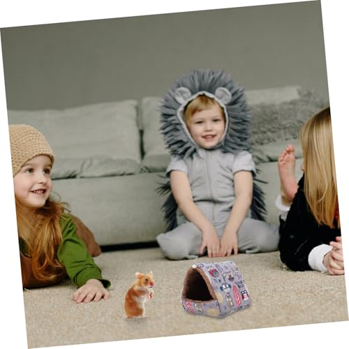 ERINGOGO Warmes Haustier Nest für Hamster und Kleintiere Weiches Schlafsofa Gemütlicher Rückzugsort Leichter und Tragbarer Unterschlupf für Drinnen und Kalte Jahreszeiten ERINGOGO Warmes Haustier Nest für Hamster und Kleintiere Weiches Schlafsofa Gemütlicher Rückzugsort Leichter und Tragbarer Unterschlupf für Drinnen und Kalte Jahreszeiten von ERINGOGO