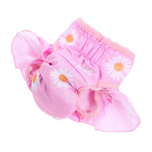 ERINGOGO Waschbare Hundehose für Hündinnen Bequeme und Saugfähige Hygiene Panties für Läufigkeit aus Weichem Baumwollmaterial Hand und Maschinenwaschbar mit Buntem von ERINGOGO
