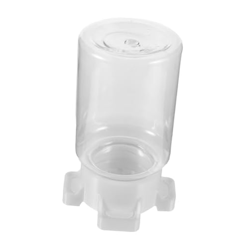 ERINGOGO Wasserschale für Exotische Kleintiere rutschfeste Futter Trinkstation mit 4 Zugängen für Spinnen Ameisen Grillen Tausendfüßer Reptiliengerechtes Design Weiß Mittelgroß von ERINGOGO