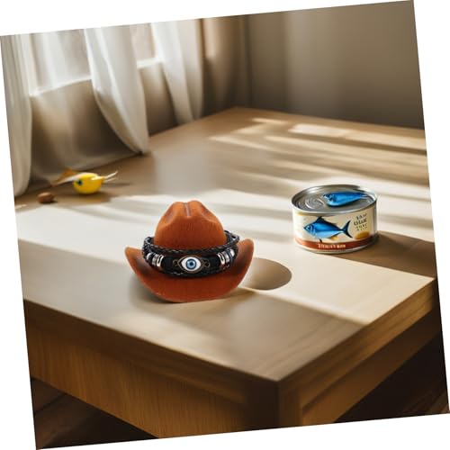 ERINGOGO Western Cowboy Pet Hat mit Leichtem Komfortablem Design Stilvolle Mexikanische Festival Haube für Hunde und Katzen für Fotografie Halloween und Festliche Anlässe von ERINGOGO