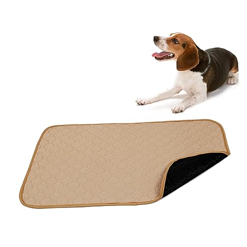 ERINGOGO Wiederverwendbare wasserdichte Hundepads Für Welpen Waschbare PIPI Auflage Für Hunde Und Katzen Beige Matte Für Stubenreinheit Und Schutz Ihres ERINGOGO Wiederverwendbare wasserdichte Hundepads Für Welpen Waschbare PIPI Auflage Für Hunde Und Katzen Beige Matte Für Stubenreinheit Und Schutz Ihres von ERINGOGO
