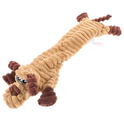 ERINGOGO Squeaky Dog Toy Für Interaktives Spielen Niedliches Plüschiges Haustier-Spielzeug Zur Zahnpflege Und Beruhigung Von Welpen Für Stundenlangen Spielspaß von ERINGOGO