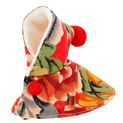 ERINGOGO entzückende Papageienkleidung für Papageien Kostüme für Vögel Bird Costume schützenvogel vogelschutz Party-Cosplay-Requisite Papagei Cosplay Kleidung Polyester Baumwolle rot von ERINGOGO