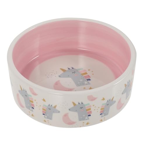 ERINGOGO hundefutternapf tierfutterbehälter pet Water Bowl cat Bowl katzenschalen Keramiknapf Futternapf für Haustiere Katzennapf aus Keramik Snackschale für Katzen Haustierbedarf Rosa von ERINGOGO