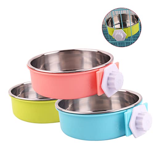 ERINGOGO Cage Coop Bowl Für Haustiere Abnehmbarer -hundenapf Tragbarer Wasserspender Und Futterspender Für Kleine Hunde Und Katzen Leicht Zu Reinigen Und rutschfest von ERINGOGO
