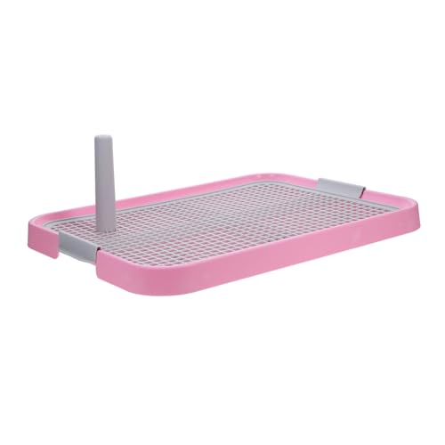 ERINGOGO hundetoilette hundeunterlage Haustier WC Hundeklo spritzfest Katzenklo Toilettenbürstenhalter für Hunde PIPI-Pad-Halter für Hunde Toilettenbürste und Toilettenstöpsel Abs Rosa ERINGOGO hundetoilette hundeunterlage Haustier WC Hundeklo spritzfest Katzenklo Toilettenbürstenhalter für Hunde PIPI-Pad-Halter für Hunde Toilettenbürste und Toilettenstöpsel Abs Rosa von ERINGOGO