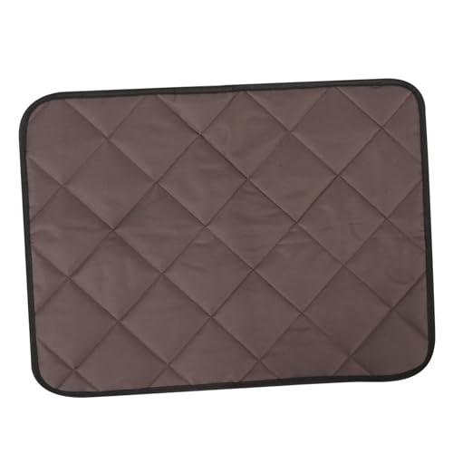 ERINGOGO wasserdichte Langlebige Kühlmatte für Hunde Selbstkühlendes Oxford rutschfest Leicht Vielseitig für Sommer Auto Sofa Hundebett Braun von ERINGOGO