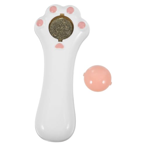 ERINGOGO Pflegkamm Für Haustiere Mit Katzenminze-Ball Katzenmassagekamm Leck Und Spielspielzeug Für Hauskatzen Lustiges Katzenspielzeug Katzenzubehör Und Bedarf von ERINGOGO