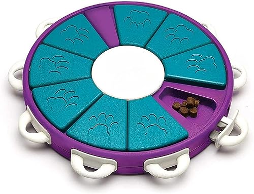 ERKIES Hundewirbler, Interaktives Leckerli-Puzzle Hundespielzeug, Langsamfütterer-Futterpuzzle für kleine und mittlere Hunde ERKIES Hundewirbler, Interaktives Leckerli-Puzzle Hundespielzeug, Langsamfütterer-Futterpuzzle für kleine und mittlere Hunde von ERKIES