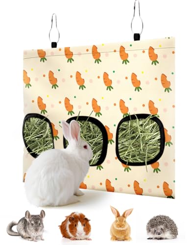 ERKOON 53 Stück Kaninchen Zubehör, Hasen Knabberzeug, Kaninchen Spielzeug mit Timothy Heu Sticks, Naturgrasbälle, Kleintiere Kauspielzeug für Meerschweinchen,Chinchillas,Hamster ERKOON 53 Stück Kaninchen Zubehör, Hasen Knabberzeug, Kaninchen Spielzeug mit Timothy Heu Sticks, Naturgrasbälle, Kleintiere Kauspielzeug für Meerschweinchen,Chinchillas,Hamster von ERKOON