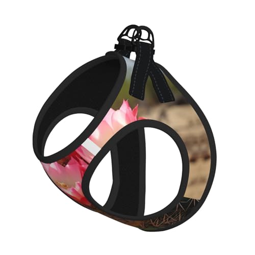Hundegeschirr mit Kaktus-Blumenmuster, verstellbar, für Welpen, Leinenclips, Haustiergeschirr, Trainingsweste Hundegeschirr mit Kaktus-Blumenmuster, verstellbar, für Welpen, Leinenclips, Haustiergeschirr, Trainingsweste von ERSDWRE