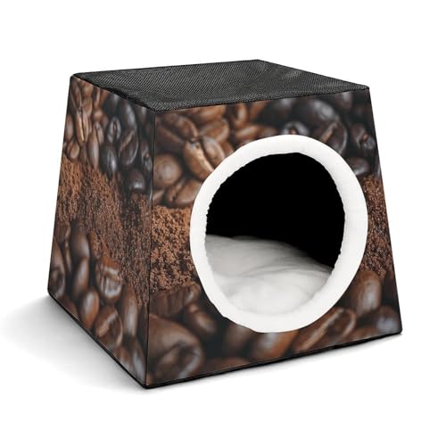 Dunkelbrauner Flor, Haustierhütte, bequemes Nest für Haustiere, Weltraumkapsel, warm, weich, für den Innenbereich, Haustierhaus für Innenkatzen, kleine Hunde und mittelgroße Tiere Dunkelbrauner Flor, Haustierhütte, bequemes Nest für Haustiere, Weltraumkapsel, warm, weich, für den Innenbereich, Haustierhaus für Innenkatzen, kleine Hunde und mittelgroße Tiere von ERSTSNCK