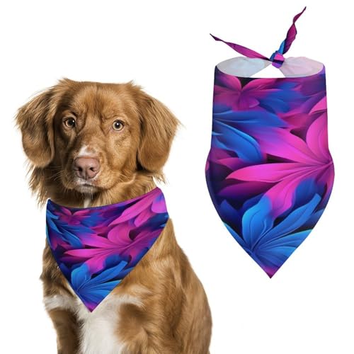 Hundehalstücher mit blauem Hintergrund, niedlich, weiche Baumwolle, waschbar, für den täglichen Sommer, langlebig, dreieckig, wendbar, geeignet für kleine, mittelgroße und große Hunde und Katzen Hundehalstücher mit blauem Hintergrund, niedlich, weiche Baumwolle, waschbar, für den täglichen Sommer, langlebig, dreieckig, wendbar, geeignet für kleine, mittelgroße und große Hunde und Katzen von ERSTSNCK