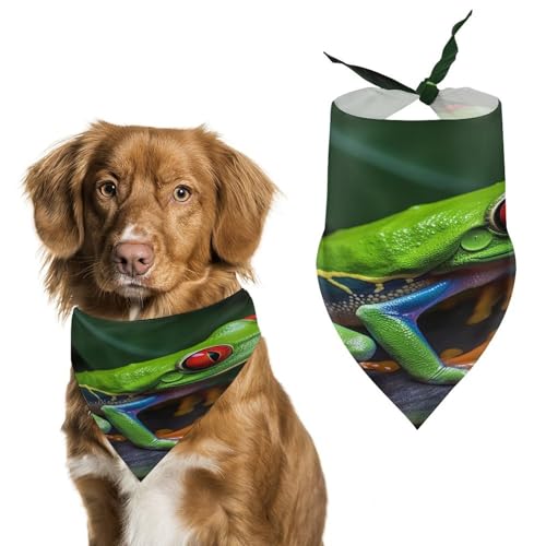 Hundehalstücher mit roten Augen, niedlich, weich, Baumwolle, waschbar, für den täglichen Sommer, langlebig, dreieckig, wendbar, geeignet für kleine, mittelgroße und große Hunde und Katzen Hundehalstücher mit roten Augen, niedlich, weich, Baumwolle, waschbar, für den täglichen Sommer, langlebig, dreieckig, wendbar, geeignet für kleine, mittelgroße und große Hunde und Katzen von ERSTSNCK