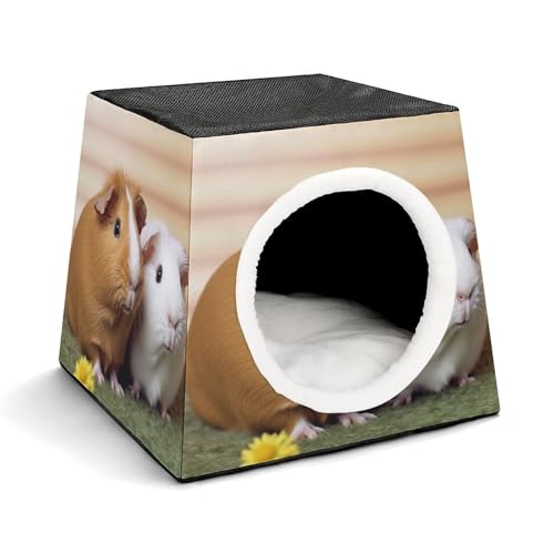 Niedliche Mäuse, Haustierhütte, bequemes Nest für Haustiere, Weltraumkapsel, warm, weich, für den Innenbereich, für Katzen, kleine Hunde und mittelgroße Tiere von ERSTSNCK