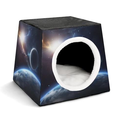 Planet Haustierhütte, bequemes Nest für Haustiere, Weltraumkapsel, warm, weich, für den Innenbereich, Haustierhaus für Innenkatzen, kleine Hunde und mittelgroße Tiere Planet Haustierhütte, bequemes Nest für Haustiere, Weltraumkapsel, warm, weich, für den Innenbereich, Haustierhaus für Innenkatzen, kleine Hunde und mittelgroße Tiere von ERSTSNCK