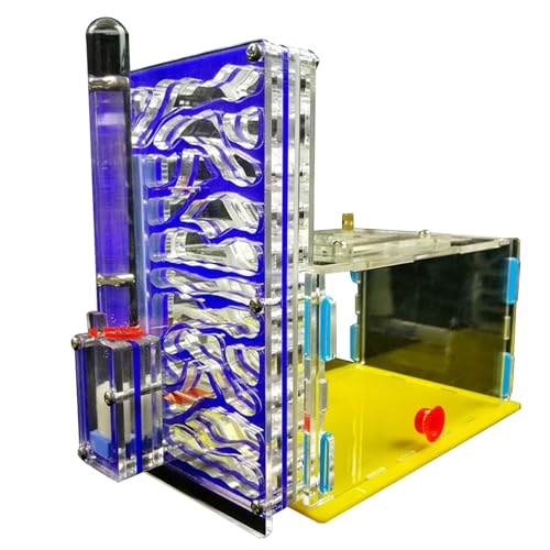 ERYUE - Clear Plastic Container Gefüllt, Leicht zu Installieren Zur Beobachtung Im Schlafzimmer, in der Küche oder Im Wohnzimmer mit Wassereinlass, (Blau) von ERYUE