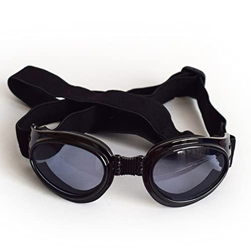 ERYUE Hundesonnenbrille,Hundesonnenbrille Hundebrille Haustierbrille UV-Schutz Sonnenbrille Verstellbarer Riemen für kleine Hunde ERYUE Hundesonnenbrille,Hundesonnenbrille Hundebrille Haustierbrille UV-Schutz Sonnenbrille Verstellbarer Riemen für kleine Hunde von ERYUE