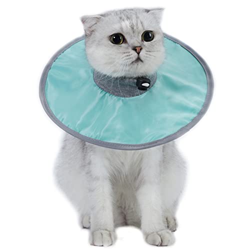 ERYUE Kegelhalsband für Katzen, stoppt das Lecken, verstellbares, Geripptes Nacken-Erholungshalsband ERYUE Kegelhalsband für Katzen, stoppt das Lecken, verstellbares, Geripptes Nacken-Erholungshalsband von ERYUE