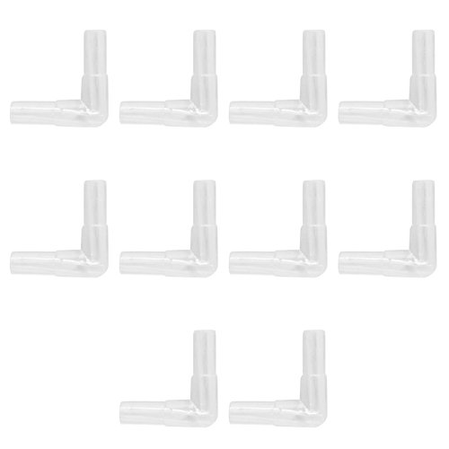 ERYUXWE 10 Stück Aquarium Regelventile 2-Wege Luftventile Acryl Luftregler Anschluss Anpassung des Luftvolumens Für Aquarien von ERYUXWE