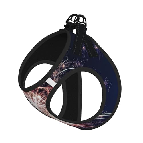 Explosion Feuerwerk Druckgeschirr Leine Set für Katze Hund Reflektierend Verstellbar Ausbruchsicher Weste Leine mit Weichem Atmungsaktives Mesh Für Kleine Haustiere Und Kätzchen Welpe Explosion Feuerwerk Druckgeschirr Leine Set für Katze Hund Reflektierend Verstellbar Ausbruchsicher Weste Leine mit Weichem Atmungsaktives Mesh Für Kleine Haustiere Und Kätzchen Welpe von ERhoug