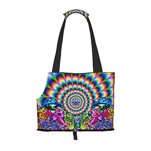Abstrakte Pilz Bunte Mandala Tragbare Faltbare Haustier Schulter Tasche-Reise Begleiter Von Kleinen Cutes Abstrakte Pilz Bunte Mandala Tragbare Faltbare Haustier Schulter Tasche-Reise Begleiter Von Kleinen Cutes von ESASAM