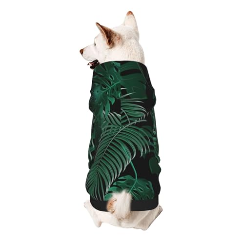 Bananenblatt-Grüner Kapuzenpullover für kleine Haustiere, weich und atmungsaktiv, fusselt nicht leicht Bananenblatt-Grüner Kapuzenpullover für kleine Haustiere, weich und atmungsaktiv, fusselt nicht leicht von ESASAM